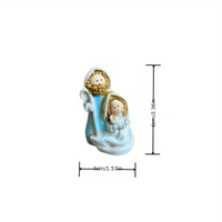 Artisanat et ornements en résine populaires (1 pièce) pour le Scène de la Nativité de Jésus (Thème religieux)