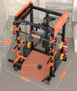 Máquina Smith Multifuncional de Venta Caliente con Cable Cruzado, Rack de Potencia <span class=keywords><strong>y</strong></span> Máquina de Sentadillas <span class=keywords><strong>para</strong></span> Gimnasios Domésticos <span class=keywords><strong>y</strong></span> Comerciales - Product Image 4