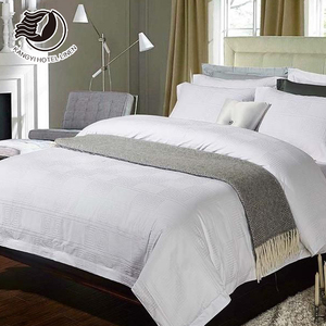 Set di <span class=keywords><strong>Biancheria</strong></span> <span class=keywords><strong>da</strong></span> <span class=keywords><strong>Letto</strong></span> in Puro Cotone Bianco per <span class=keywords><strong>Letto</strong></span> <span class=keywords><strong>Matrimoniale</strong></span>, Design per Hotel 5 Stelle - Product Image 2