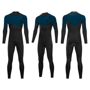 Traje de neopreno de 3/2mm al por mayor con cremallera en el pecho a prueba de viento para surf, ropa de <span class=keywords><strong>Bodysurf</strong></span>, traje de baño de cuerpo completo para hombres, mujeres y adultos - Product Image 3