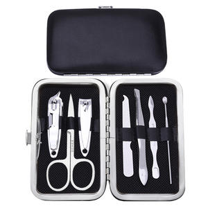 Lot de 7 outils de manucure professionnels en acier au carbone avec lime et coupe-ongles pour usage domestique et quotidien - Product Image 4