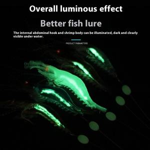 Señuelo de pesca de carpa de plástico de alta simulación Guojie transfronterizo anzuelo de cebo suave de camarón biónico señuelo colgante de camarón biónico pesca - Product Image 4