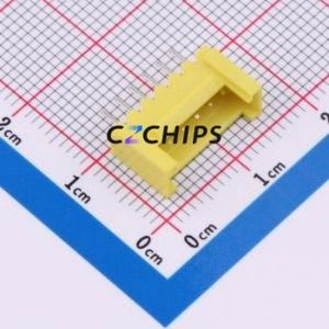 ZX-HY2.0-6PZZ-Y Wire-to-Board Pin Header Through hole Component (THT),P=2mm Connector 1x6P 2mm Through Hole HY - Product Image 1