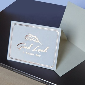 Custom High Quality Handmade Christmas Wedding Birthday Greetings Fold Valentine Day Greeting Card - Product Image 5