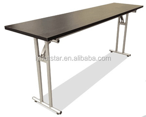 Table de lecture scolaire, bureau d'étudiant, table pliante longue en métal - Product Image 1