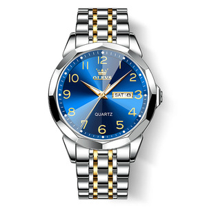 OLEVS 9970-<span class=keywords><strong>Montre</strong></span> à quartz <span class=keywords><strong>pour</strong></span> <span class=keywords><strong>homme</strong></span>, mode, simple, en acier inoxydable, étanche, chic - Product Image 4
