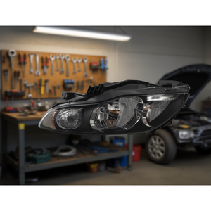 Bloc optique avant gauche noir pour Toyota Corolla 2009-2010, pièce de rechange halogène 12V, état neuf, compatible FAW (JP) - Product Image 1