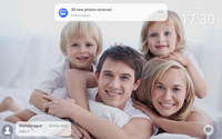 Afficheur mural numérique intelligent de 15,6 pouces avec écran tactile, système Android, synchronisation avec le calendrier Google