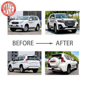 CZJF Offre Spéciale Kit de carrosserie de haute qualité pour Land Cruiser Prado 2010 mise à niveau vers PD 2018 pièces de voiture calandre pare-chocs phare - Product Image 2