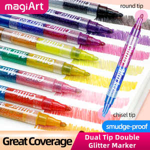 <span class=keywords><strong>Pennarelli</strong></span> Glitterati a Basso MOQ, Permanenti ed Ecologici, Metallici e Brillanti con Punta Fine per Arte Fai-da-Te - Product Image 1