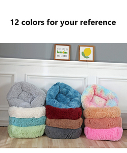 Cama para mascotas de felpa suave y cálida, cuadrada, venta al por mayor, del fabricante - Product Image 2