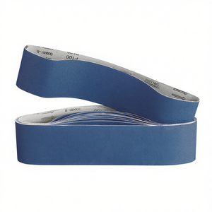 Bandes abrasives Fervi P100 bleues pour le ponçage du métal et du bois - Product Image 2