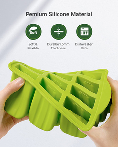 12 miếng Silicone <span class=keywords><strong>Popsicle</strong></span> khuôn mẫu dễ dàng phát hành BPA-free <span class=keywords><strong>Popsicle</strong></span> Maker khuôn Ice Pop khuôn tự chế <span class=keywords><strong>Popsicle</strong></span> Ice Pop Maker - Product Image 4