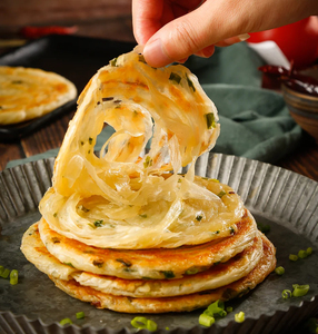 Pastel de Trigo con Cebollino Sin Gluten - Desayuno Infantil Hecho a Mano Sin Aditivos - Product Image 6