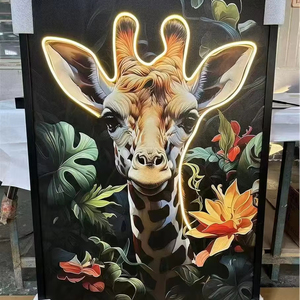 Забавные зебры с принтом на холсте - Product Image 1