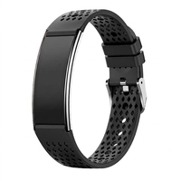 Bracelet intelligent noir B8, moniteur de fréquence cardiaque, d'oxygène sanguin et de sommeil, bracelet de fitness, appels Bluetooth, contrôle de la caméra