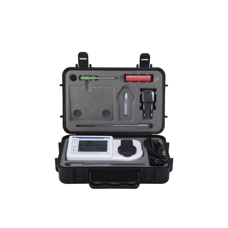 Benchtop digital brix auto refractometer obat otomatis 0 50 brix meter fungsi refractometer