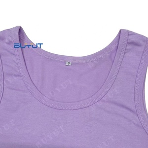 Personalizza il vestito da donna con sublimazione in cotone bianco in poliestere e bianco senza maniche lungo canottiera per ragazze T-Shirt abito Sexy - Product Image 5