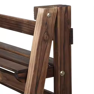 Soporte de planta de diseño de paso de fábrica, estante de <span class=keywords><strong>madera</strong></span> para interiores y exteriores, estante de exhibición, escalera, soporte para maceta, maceta de pared - Product Image 4