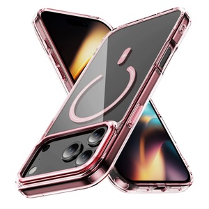 Funda Ultra Transparente Antihuellas y Antigolpes para iPhone 17Air, Delgada, de Acrílico y PC, Magnética y Transparente - Product Image 3