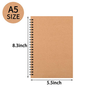 Carnet de notes A4 A5 personnalisé pour l'école, impression de planificateur, couverture rigide, double reliure, journal de fitness métallique, cahiers à spirale - Product Image 2