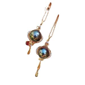 S925 Silver Pendant with 10-12mm Beads DIY Pearl Accessories Empty Fashion <b>Concealer</b> Necklace Pendant 30149 - Product Image 5