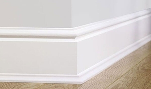 Plinthe blanche en plastique de haute qualité en <span class=keywords><strong>polystyrène</strong></span> PS EPS Moulure et panneau et couronne de <span class=keywords><strong>corniche</strong></span> en mousse de PVC - Product Image 6