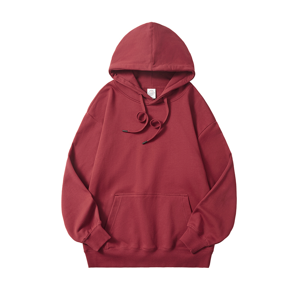 FAIABLE Men's Oversized Heavyweight Fleece Hoodie - Acid Wash Pullover Sweatshirt With Pocket - View #14