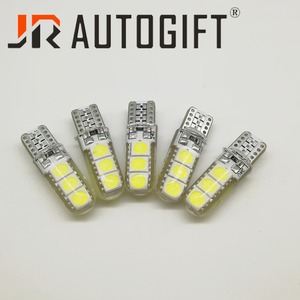 Luz <span class=keywords><strong>LED</strong></span> Estroboscópica T10 W5W OEM, Luz de Gel de Silicona, 194 168 5050 6LED, Bombilla <span class=keywords><strong>LED</strong></span> Intermitente, Luces de Posición, 12V 24V, Rojo Azul - Product Image 6