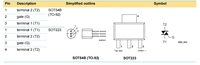 Triac 600V SOT223 Z0109MN 1A Corriente RMS en Estado de Encendido