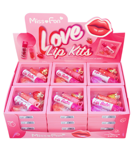 Kit de Labios Love al por Mayor, 4 en 1, Kit de Maquillaje para el <span class=keywords><strong>D</strong></span>ía de San Valentín, Caja de Regalo Rosa con Brillo Labial y Bálsamo Labial, Kit de Labios <span class=keywords><strong>Amor</strong></span> - Product Image 3