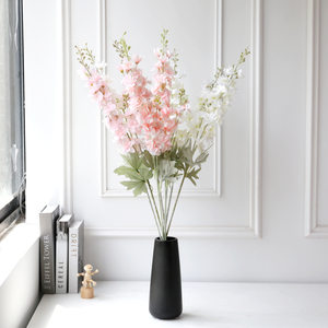 LFP060 venditori caldi di alta qualità Larkspur fiori artificiali Delphinium Poisonweed artificiale per la festa di nozze decorazione per la casa - Product Image 4