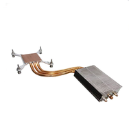 Dissipateur thermique CPU personnalisé à 3 caloducs avec ailettes en aluminium pour PC tout-en-un, mini PC, ordinateur portable, module thermique pour ordinateur industriel