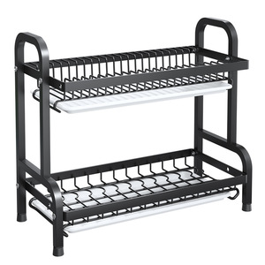 Support de rangement multifonctionnel pour assiettes, étagère principale avec paniers de rangement à 2/3 niveaux pour la cuisine - Product Image 2