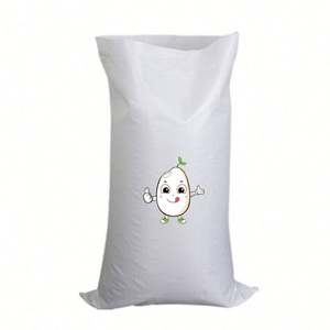 Bolsas Tejidas de Polipropileno de Grado Alimenticio Personalizadas para Arroz, Alimento, Cemento, Fertilizante, Harina, Uso Químico con Logotipo Personalizado, Plástico PP - Product Image 1