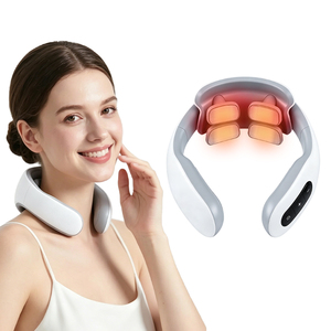 Wholesale 15 Minute Auto-off Electric Pulse Massager 4 Heads Durable TENS Massager 6 Massage Modes Portable Shoulder Massager - Product Image 1
