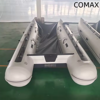 Bateau Catamaran Gonflable pour Sports Nautiques et Pêche à la Carpe, Embarcation Portable à Pontons Gonflables