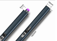 Allume-cigare électronique USB à arc, résistant au vent, avec support de téléphone, pour pique-nique, barbecue, cuisine