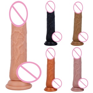 Pénis réaliste en silicone liquide à double dureté, produit de <span class=keywords><strong>contraception</strong></span> pour la masturbation féminine - Product Image 1