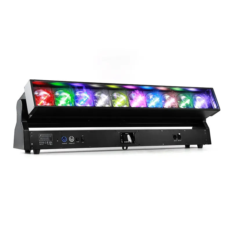 Pencahayaan acara profesional 10*60W RGBW LED Pixel Kontrol Zoom DMX sempurna gerakan kemiringan panggung DJ Stan Bar balok kepala bergerak