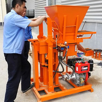 New Manual Ecological Earth Interlock Brick Block Machine