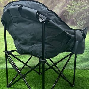Chaise pliante légère en fer pour pique-nique, randonnée, plage, pêche, école, jardin, camping, voyage en plein air, 61*61*95 cm - Product Image 4