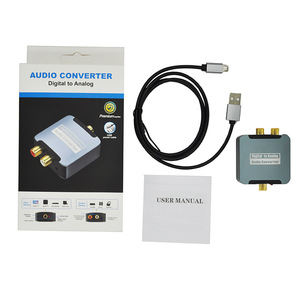 Convertisseur audio numérique-analogique, adaptateur optique Spdif vers RCA, série Premium avec câble d'alimentation USB - Product Image 3