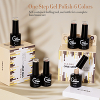 Kit de vernis à ongles en gel RS Nail Custom Bottle, 8 ml, longue tenue, sans HEMA, végan, gel en une étape, vernis à ongles en gel UV