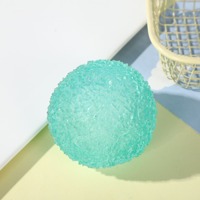 Bestseller Rainbow Squishy ABS Jouet anti-stress à rebond lent style Mochi en forme de boule d'herbe en stock, prêt à être expédié