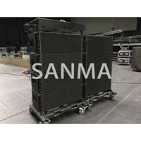 Sistema de Sonido Profesional TTL 55-A, Altavoz de Línea Activo de 3 Vías con Doble Woofer de 12 Pulgadas, para DJ, Escenarios y Exteriores