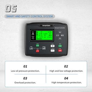 Générateur diesel triphasé Uleengen 20-50 kVA pour usage domestique, châssis ouvert, radiateur en cuivre, refroidissement par eau, silencieux, ATS, 12 V CC électrique - Product Image 6