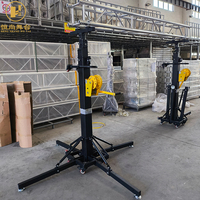 Torre Elevadora de Manivela para Altavoces Line Array y Luces de Escenario, con Pantalla LED de 6M, Capacidad de Carga de 250KG, Resistente, Venta al por Mayor