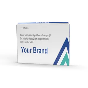 Kaliteli Lepidium Meyenii ihracat için özel Logo ve ambalaj sağlık takviyesi ile Coenzyme Q10 çinko tabletler azaltılmış