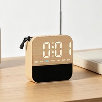 Nouvelle Horloge Réveil Radio Multifonctionnelle 2026 avec Grand Écran LED – Horloge de Bureau et de Chevet Décorative Perpétuelle